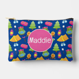 Niedliches Sommercampingmuster Zubehörtasche
