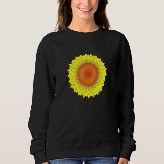 Niedliches Sonnenblumendesign Sweatshirt