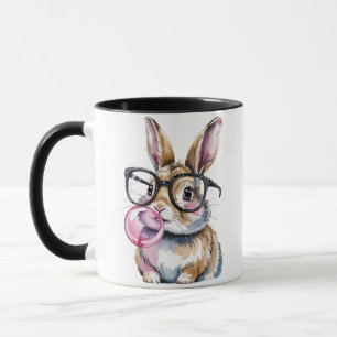Niedliches Sonnenlicht mit Brille & Bubblegum Funn Tasse