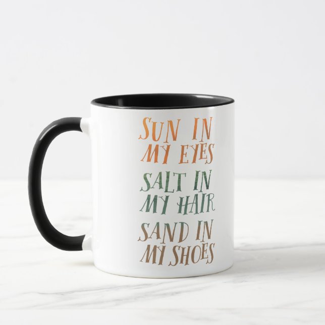 Niedliches Sonnensalz Tasse (Links)