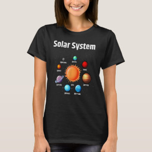 Niedliches Sonnensystem für Kinder T-Shirt