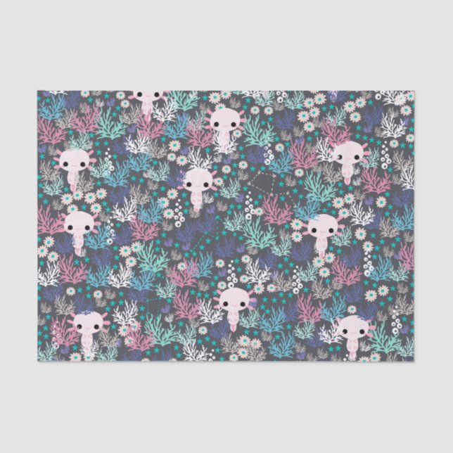 Niedliches Spinnpapier Seidenpapier (Vorderseite)