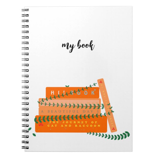Niedliches SpiralNotebook | Mein Buch (Vorderseite)