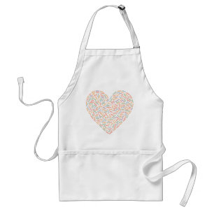 Niedliches Sprinkherz Baby Sprinkle Schürze