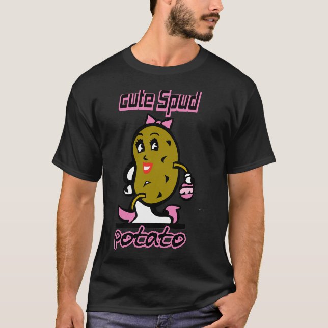 Niedliches Spud Potato T-Shirt (Vorderseite)