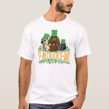 Niedliches St. Patrick's Day Hunde Leprechaun-Hat-
