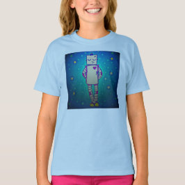 Niedliches Starry Robot Girls Shirt