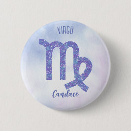 Niedliches Sternzeichen Virgo Astrologie Personali Button