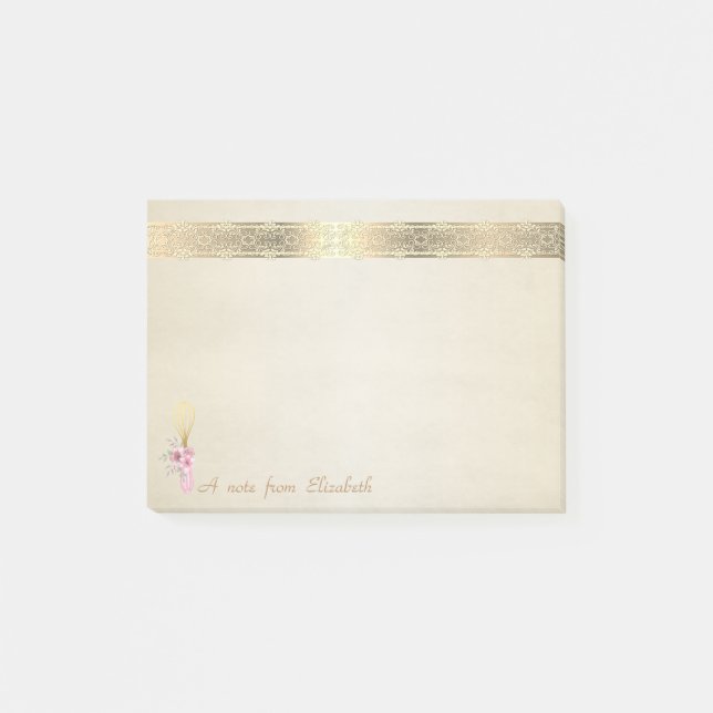 Niedliches, stilvolles Elegant, Spitzen, Post-it-C Post-it Klebezettel (Vorderseite)