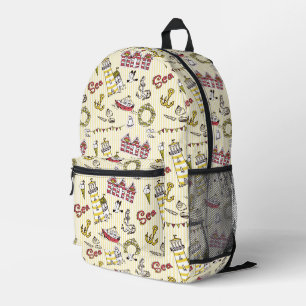 Niedliches Strandbild Bedruckter Rucksack