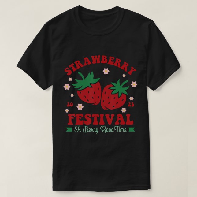 Niedliches Strawberry Festival - Martha Argerich P T-Shirt (Design vorne)
