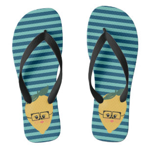 Niedliches Streifenmuster Flip Flops