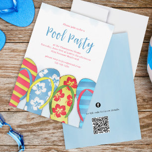 Niedliches Summer Watercolor Party Einladung