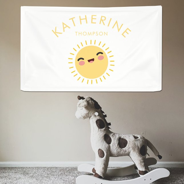 Niedliches Sun Baby's Kinderzimmer Name Kids Room  Banner (Von Creator hochgeladen)