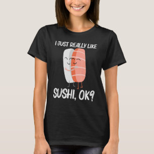 Niedliches Sushi für Männer japanische Küche T-Shirt