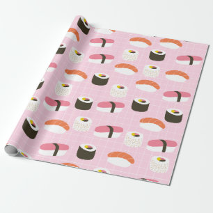 Niedliches Sushi-Wrapping-Papier Geschenkpapier