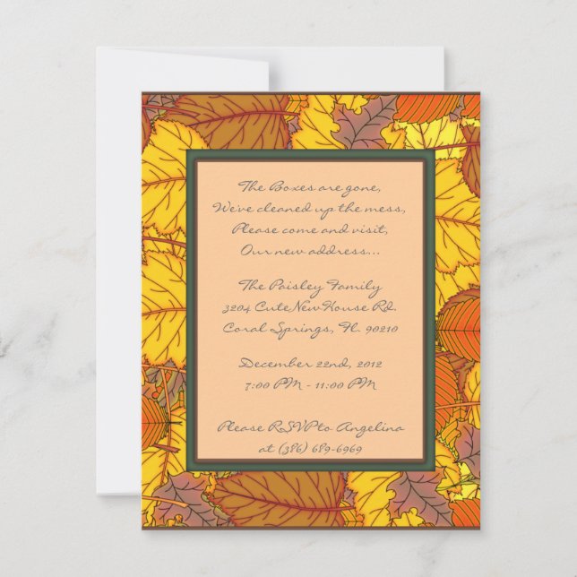 NIEDLICHES Sweet House Erwärmung Party Einladung (Vorderseite)