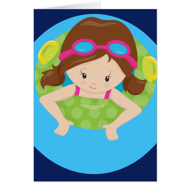 Niedliches Swim Girl (Vorne)