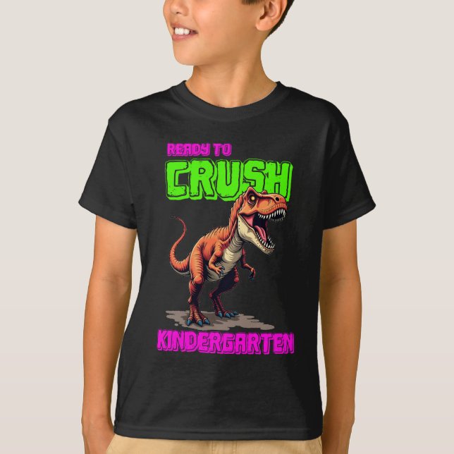 Niedliches T-Rex-Crushes Kindergarten-T-Shirt T-Shirt (Vorderseite)