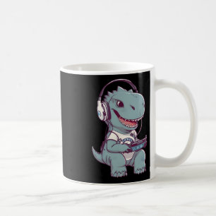 Niedliches T. Rex-Dinosaurier Videospiel Gaming Ga Kaffeetasse