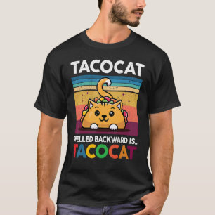 Niedliches Taco Kinder Mädchen Taco Katze Sprich R T-Shirt