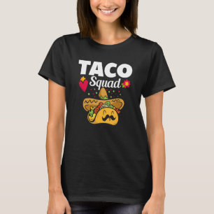 Niedliches Taco Squad mexikanisches Lebensmittelko T-Shirt