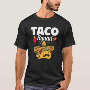 Niedliches Taco Squad mexikanisches Lebensmittelko T-Shirt