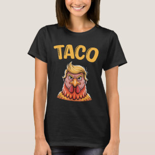 Niedliches Taco Trump hält immer die Finger aus de T-Shirt