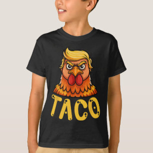 Niedliches Taco Trump hält immer die Finger aus de T-Shirt