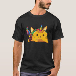 Niedliches Taco Unicorn Mexican Cinco de Mayo Unit T-Shirt