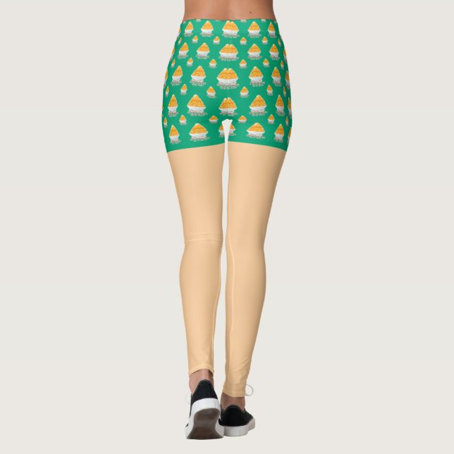 Niedliches Taiwan Mango Shaved Ice Shorts Style Le Leggings (Rückseite)