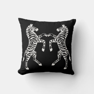 Niedliches Tanzen Zebras-Kissen Kissen