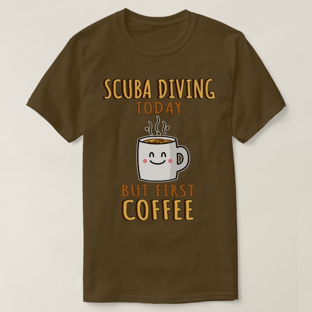 Niedliches Tauchen T-Shirt (Design vorne)