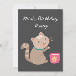 Niedliches Tea-Party für Tea-Tea-Tee Einladung