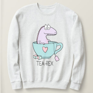 Niedliches Tea-Rex-Sweatshirt Sweatshirt