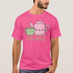 Niedliches Teacup und Teekanne Bes Teas Besties 1 T-Shirt