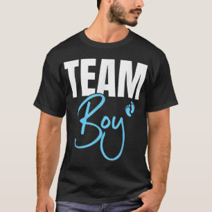 Niedliches Team Junge Geschlecht offenbart Party I T-Shirt