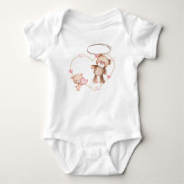 Niedliches Teddy Bear Baby Kleidungsdesign Strampler
