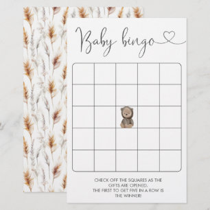 Niedliches Teddy Bear Baby Shooting Bingo Game