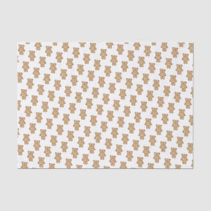 Niedliches Teddy Bears-Muster Seidenpapier
