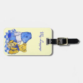 niedliches Teddybärbild Gepäckanhänger