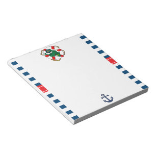 Niedliches Thema Kinderheilkinder-Dusche Notizblock