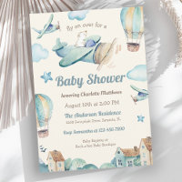 Niedliches Thema Luftfahrt Kinderdusche für Jungen