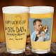 Niedliches Tier Foto Hund Vater Vatertag Bier Glas (Von Creator hochgeladen)