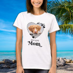 Niedliches Tier Mama Foto Benutzerdefinierter Hund T-Shirt<br><div class="desc">Hunde Mama ... Überraschen Sie Ihre Lieblings-Hund-Mama in diesem Muttertag , Weihnachten oder ihren Geburtstag mit diesem super niedlichen Haustier Foto T - Shirt. Passen Sie dieses Shirt mit den Lieblingshunden Ihres Hundes an, und nennen Sie es. Dieses Shirt ist ein Muss für Hundefreunde und Hundemütter! Großartiges Geschenk des Hundes....</div>