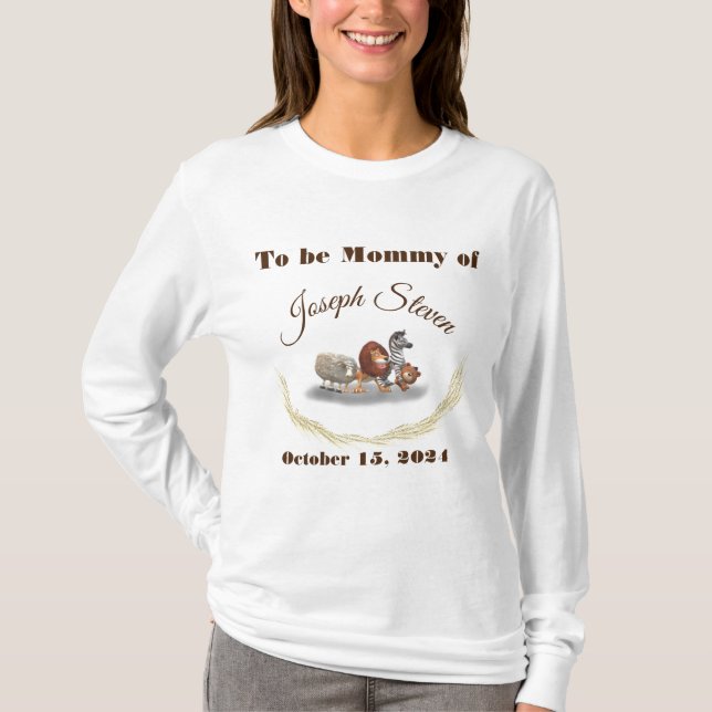 Niedliches Tier T-Shirt (Vorderseite)