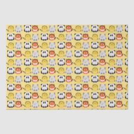 Niedliches Tierpapier im kawaii-Stil Seidenpapier