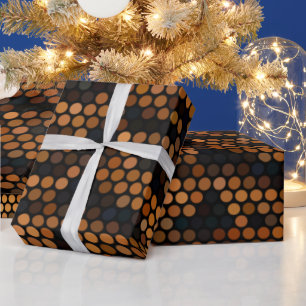 Niedliches Tiger-Farbmuster Geschenkpapier
