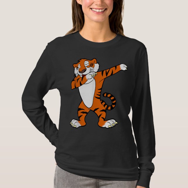 Niedliches Tiger-Party T-Shirt (Vorderseite)