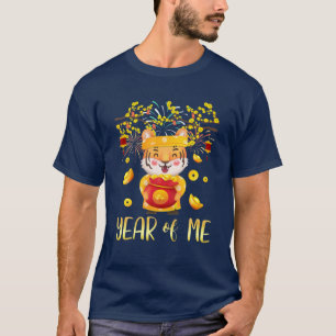 Niedliches Tiger Vietnamesisch Neujahr 2022 Geburt T-Shirt